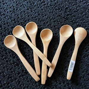 Bamboo Condiment Spoons